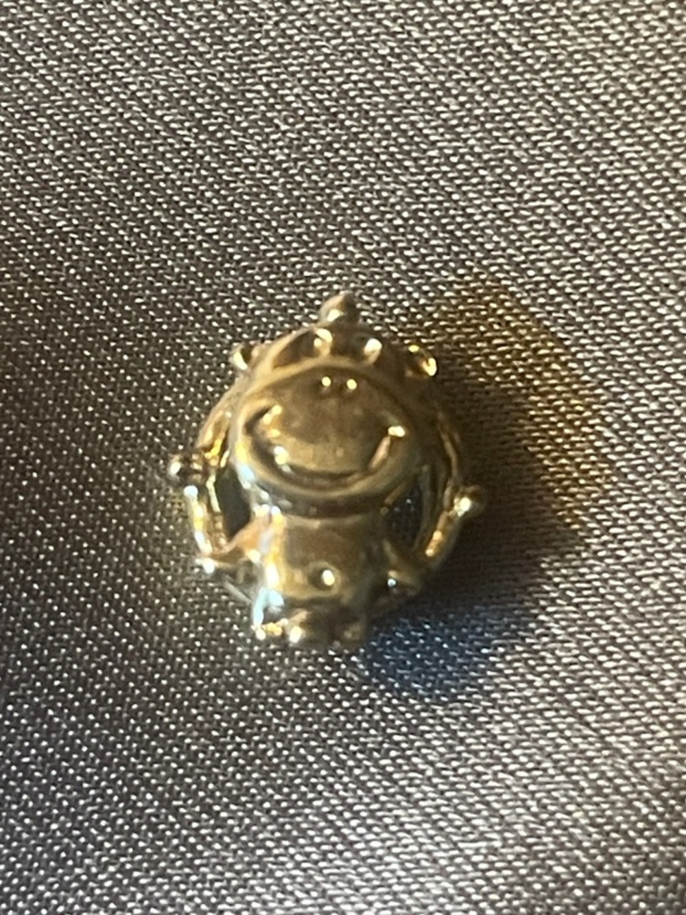 Vintage 14k Gold Monkey Slide Charm Heirloom Victorian Revival Retro Animal